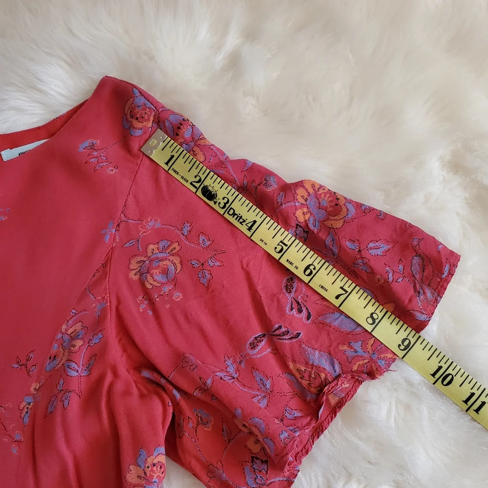 Urban Outfitters Kimchi Blue Floral Fields Dress Size Small - Picture 11 of 11